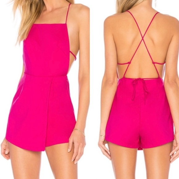 by the way. Pants - By the Way hot pink romper